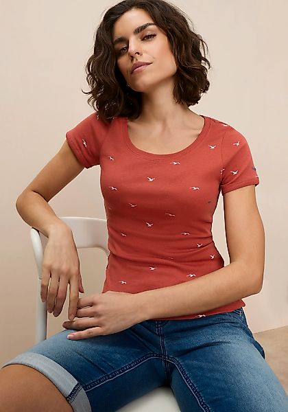 KangaROOS T-Shirt kurzärmelig, sehr figurbetont und hüftbedeckend günstig online kaufen