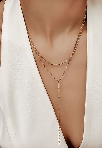 Hey Happiness Y-Kette Layer Damen Edelstahl günstig online kaufen