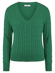 V-Pullover Peter Hahn grün günstig online kaufen
