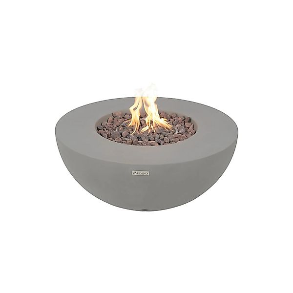 Elementi Gasfeuerstelle Roca in Beton-Optik Grau aus Faserbeton günstig online kaufen