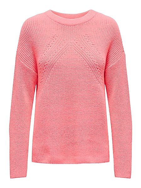 ONLY Rundhalspullover ONLBELLA LIFE LS DETAIL günstig online kaufen