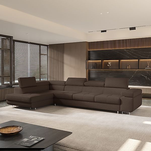 Masseno Ecksofa VICENTE mit Schlaffunktion L-Form, günstig online kaufen