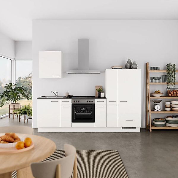 nobilia® Küchenzeile »"Laser I", Ausrichtung wählbar, Breite 270 cm« vormon günstig online kaufen