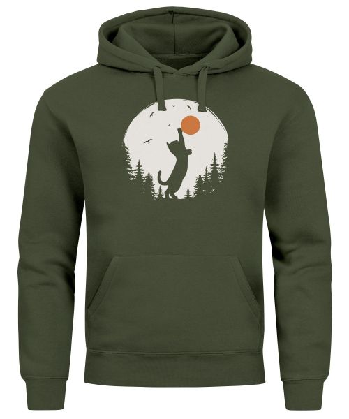 Neverless Hoodie Hoodie Herren mit Frontprint günstig online kaufen