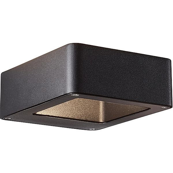 Brilliant Außen-Wandleuchte »Golda«, 1 flammig, 5 x 12 x 15 cm, up/down Lig günstig online kaufen