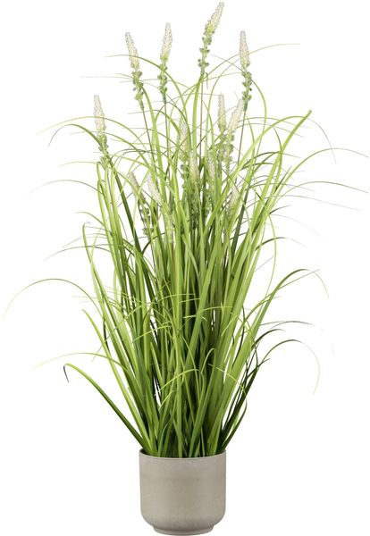 Kunstgras Grasbusch mit Salvienblüten, Creativ green, günstig online kaufen