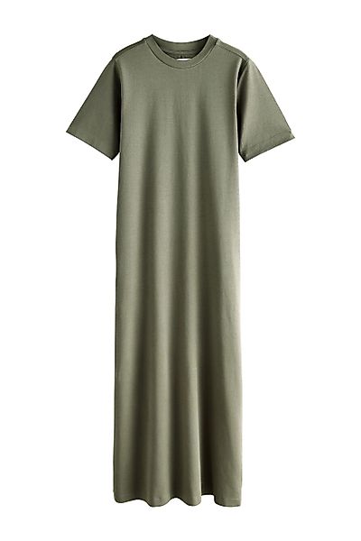 Next Maxikleid Schweres Maxi-T-Shirt-Kleid mit Flügelärmeln günstig online kaufen