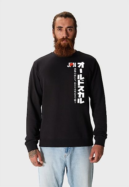 Oldskull Sweatshirt Japan Flag (1-tlg) mit coolem Schriftzug günstig online kaufen