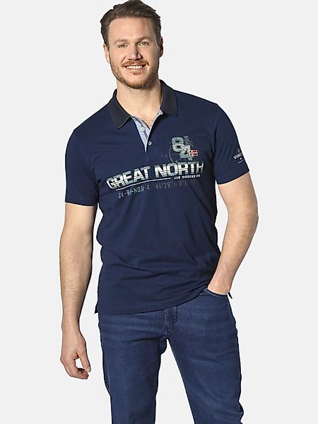 Jan Vanderstorm Poloshirt GIZUR mit nordischen günstig online kaufen