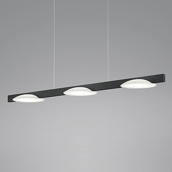 Helestra Pole LED-Hängeleuchte dreiflammig schwarz günstig online kaufen
