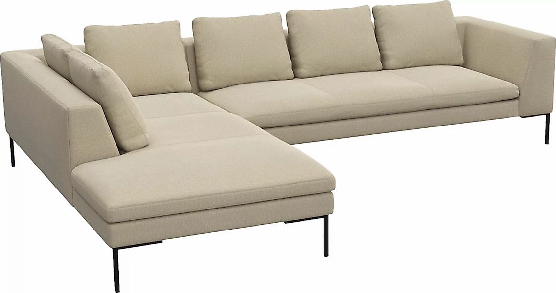 FLEXLUX Ecksofa "Loano, superbequemer Sitzkomfort durch Kaltschaum im Sitz, günstig online kaufen