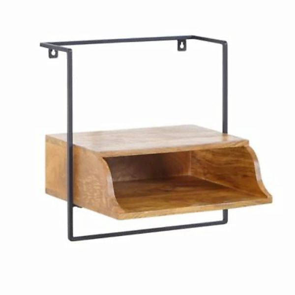 FineBuy Nachttisch aus Mango 44 x 35 cm braun günstig online kaufen