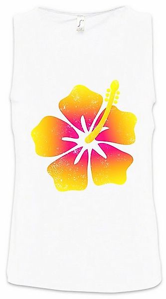 Urban Backwoods Tanktop Hawaii Flower II Ärmelloses T-Shirt Hibiskus Blüte günstig online kaufen