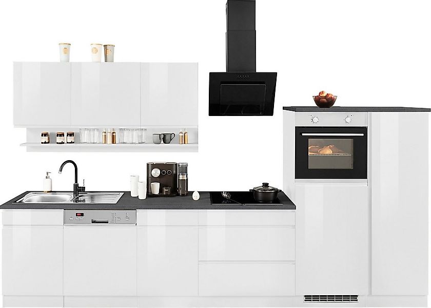 KOCHSTATION Küchenzeile KS-Virginia, Breite 350 cm, mit Glaskeramik-oder In günstig online kaufen