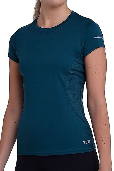 TCA Trainingsshirt TCA Damen Atomic Kurzarm T-Shirt - Blau (1-tlg) günstig online kaufen