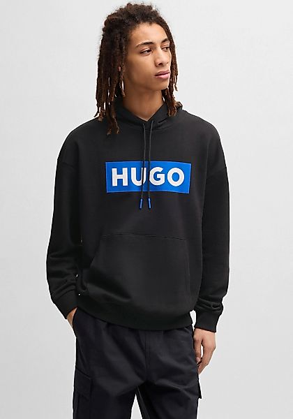 HUGO Blue Kapuzensweatshirt "Nalves", mit großem Logo-Druck, Unisex günstig online kaufen