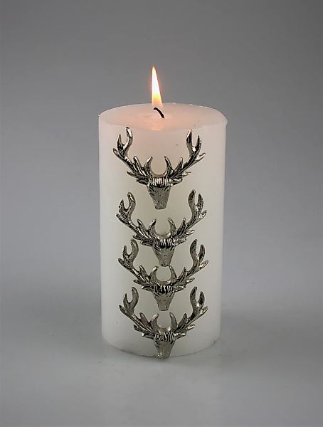 AM Design Dekoobjekt "Kerzenständer, aus Aluminium" 4er Box, Breite ca. 4 c günstig online kaufen