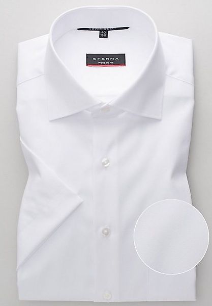 Eterna Blusenshirt Hemd 8817 C19K, weiss günstig online kaufen