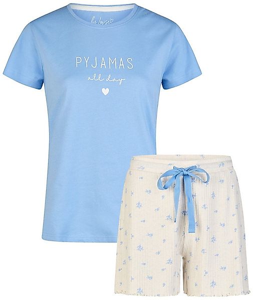 By Louise Shorty Sleep Chic (Set, 2 tlg., 2-teilig) Damen Pyjama Shorty Str günstig online kaufen