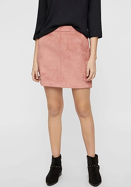 Vero Moda Lederimitatrock "VMDONNADINA FAUXSUEDE SHORT SKIRT" günstig online kaufen