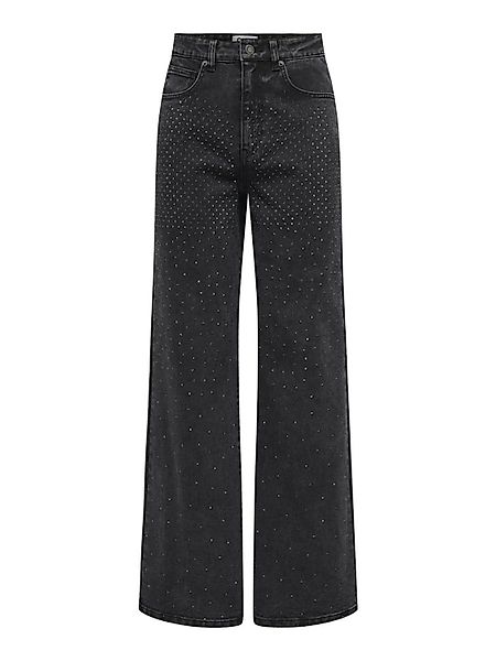 ONLY Weite Jeans ONLHOPE (1-tlg) Ziersteine günstig online kaufen