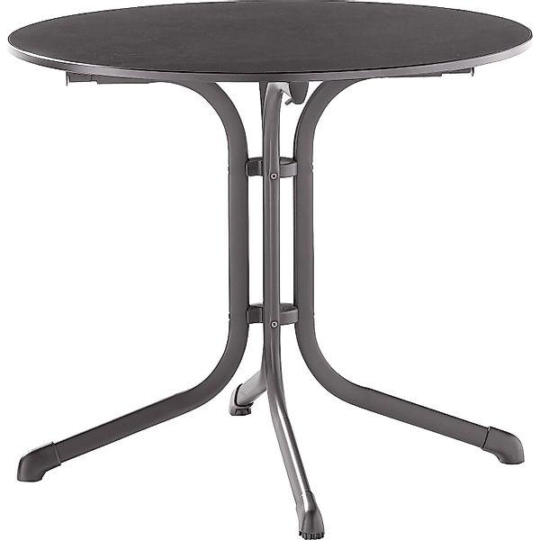 Sieger Klapptisch   ¦ schwarz ¦ Maße (cm): B: 85 H: 73  Ø: 85 Garten > Gart günstig online kaufen
