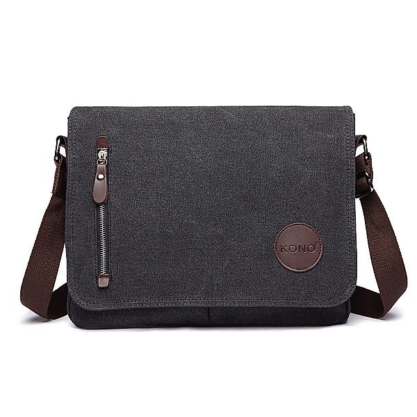 KONO Messenger Bag Leinwand Laptop Messenger günstig online kaufen