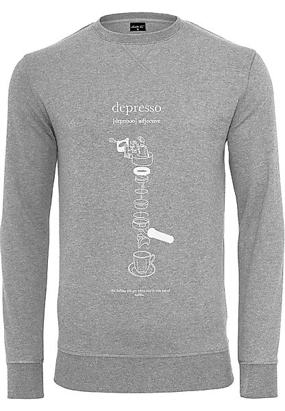 MisterTee Rundhalspullover "MisterTee Herren Depresso Crewneck", (1 tlg.) günstig online kaufen