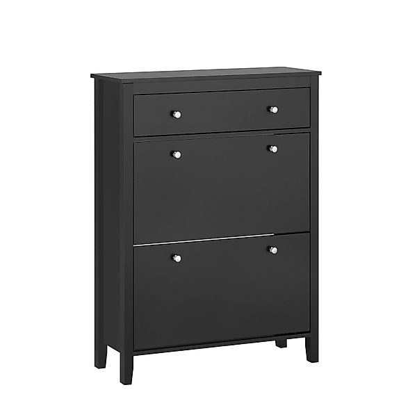 SoBuy Schuhkipper Schmal Schuhschrank mit 2 Klappen für Diele Flur FSR89-SC günstig online kaufen