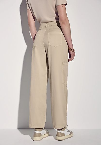 STREET ONE Cargohose mit Tunnelzug am Beinabschluss günstig online kaufen