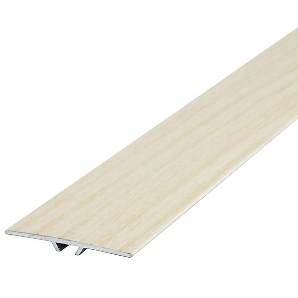 Dalsys Übergangsprofil 90cm x 40mm Alu Ahorn Hell für Laminat Vinyl Parkett günstig online kaufen