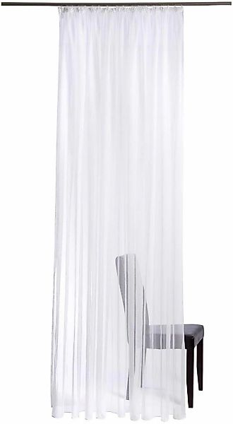 HOMING Gardine "Garland" Kräuselband 1 Stk. tlg. Kräuselgardine, weiß, tran günstig online kaufen