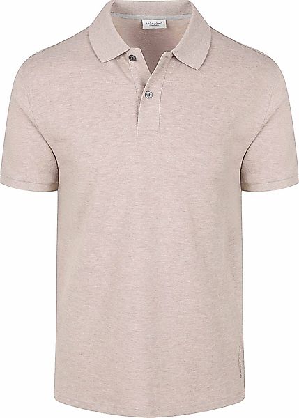 Profuomo Piqué Poloshirt Beige - Größe L günstig online kaufen