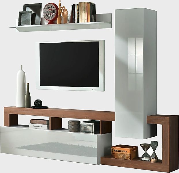 Home affaire Wohnwand "Hamburg" Set, 3 Stk. tlg. günstig online kaufen