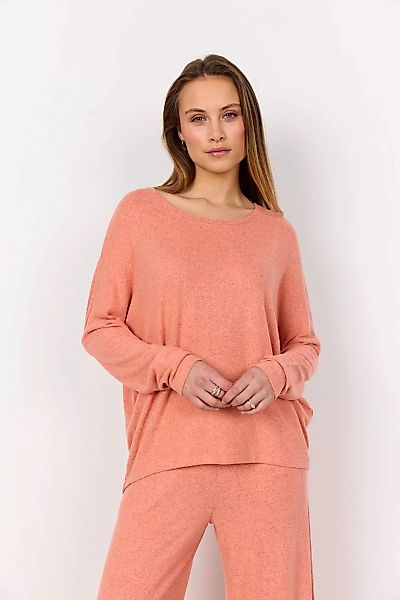 soyaconcept Rundhalsshirt "SC-BIARA 1", bequemer Pullover, elastische Visko günstig online kaufen