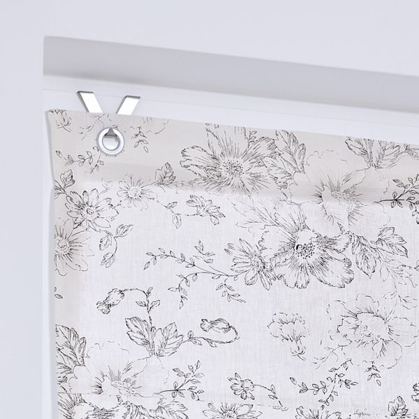 Kutti Raffrollo "Joy" mit Hakenaufhängung ohne Bohren freihängend Baumwolle günstig online kaufen