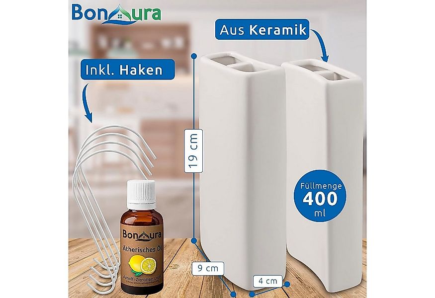 BonAura Luftbefeuchter 4x Verdunster für Heizung Keramik Heizkörper Verdamp günstig online kaufen