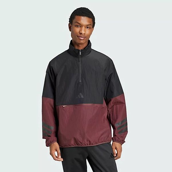 adidas Sportswear Longtop FUTURE ICONS 3-STREIFEN WOVEN HALF-ZIP SWEATSHIRT günstig online kaufen