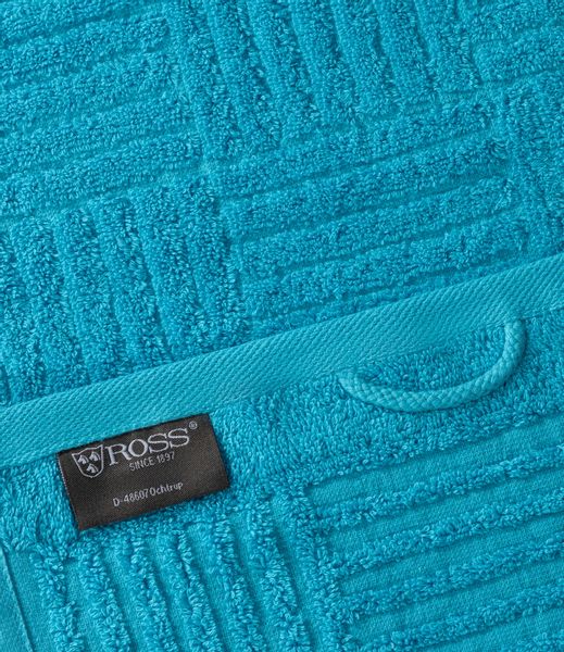 ROSS Duschtuch "CARRE" 100% Baumwolle, Rippenstruktur, große Farbauswahl günstig online kaufen