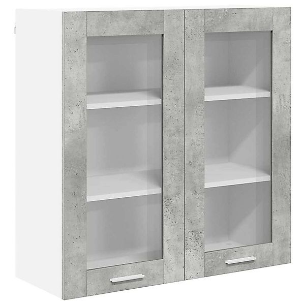 vidaXL Hängeschrank Riga Beton Grau 80 x 31 x 80 cm Holzwerkstoff 884325 günstig online kaufen