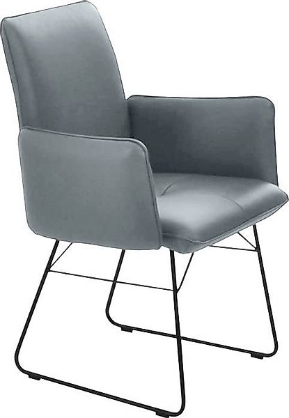 K+W Komfort & Wohnen Armlehnstuhl, 1 St., Leder CLOUD, Drahtkufengestell in günstig online kaufen