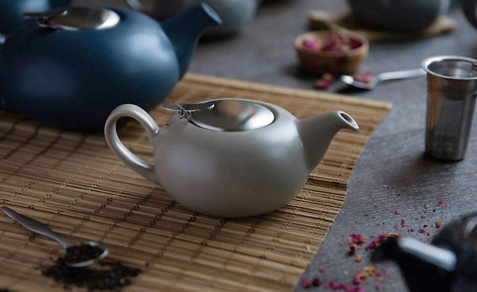 Teekanne 500 Ml Keramik Beige günstig online kaufen