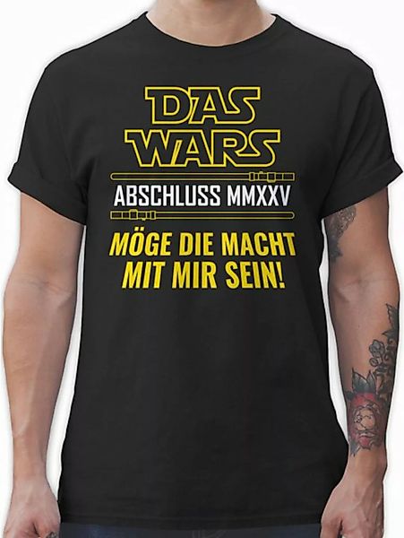 Shirtracer T-Shirt Das Wars Abschluss 2025 Möge die Macht mit mir sein Abit günstig online kaufen