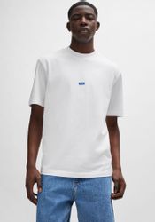 HUGO Blue T-Shirt "Nieros" mit Logo-Patch günstig online kaufen