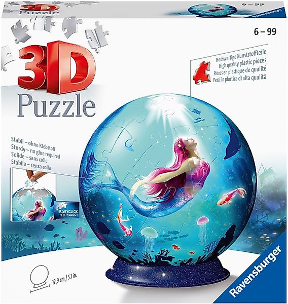 Ravensburger Puzzleball Bezaubernde Meerjungfrauen, 72 Puzzleteile, günstig online kaufen
