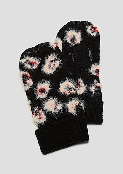s.Oliver Strickhandschuhe Handschuhe Fäustlinge mit Animal-Muster günstig online kaufen