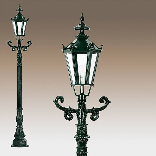 Wegeleuchte Brighton, grün, Höhe 95 cm, Metall, IP44 günstig online kaufen