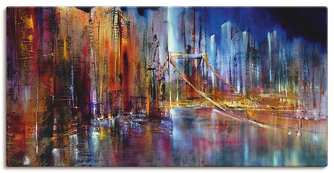 Artland Wandbild »Stadtansicht I« Amerika 1 Stk. tlg. als Alubild, Outdoorb günstig online kaufen