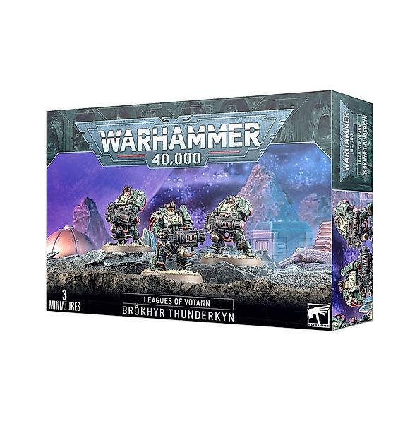 Games Workshop Spielfigur Warhammer 40.000 Leagues of Votann Brôkhyr Thunde günstig online kaufen