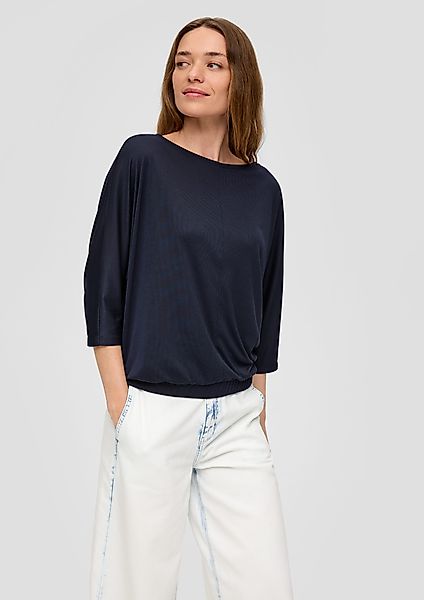 s.Oliver 3/4-Arm-Shirt O-Shape-Shirt mit Fledermausarm günstig online kaufen